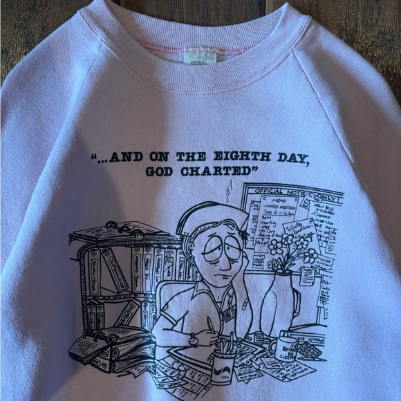 Vintage 90s Nursing Crewneck - Picture 2 of 4